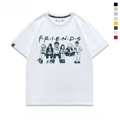 Unisex Anime Friends Summer T-shirt