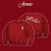 JENNIE RUBY Round Neck Cotton Sweatshirt