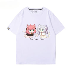 Women's Anime Short-sleeved Cotton T-shirt