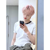 SHINYU Same Slim Fit Round Neck T-shirt