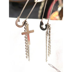 KPOP Pin Chain Stud Earrings