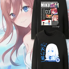 Men's Anime Long-sleeved Cotton T-shirt