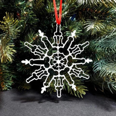 Funny Snowflake Ornament