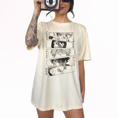 Unisex Anime Graphic Print T-shirt