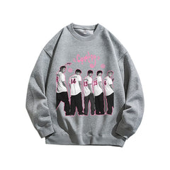 JUHOON SEONGHYEON KEONHO Group Round Neck Sweatshirt