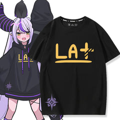 Women's Vtuber Anime Cos Short-sleeved T-shirt