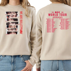BANGTAN Arirang World Tour Printed Sweatshirt