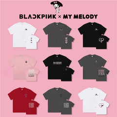 BP MELODY Pattern Print Short-sleeved T-shirt