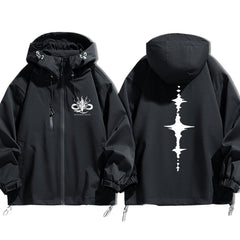Unisex Game Logo Print Cos Zipper Jacket