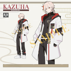 Unisex Kazuha Game Cos Trench Coat Pants Set
