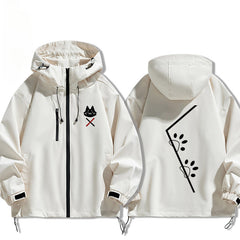 Trendy Game Hooded Zipper Thin Jacket