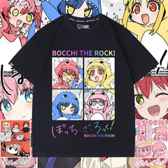 Unisex Bocchi Short-sleeved Cotton T-shirt