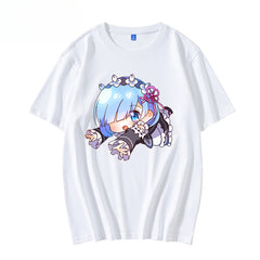 Women's Rem Anime Short-sleeved T-shirt