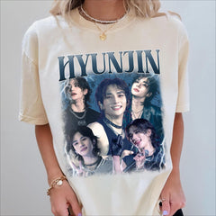 Hyunjin Graphic Aesthetic T-shirt Top