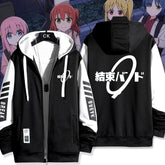 Trendy Bocchi Anime Logo Cos Zipper Hoodie
