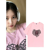 Gaeul Same Style Crew Neck T-Shirt