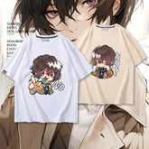 Unisex Anime Graphic Print Short-sleeved T-shirt