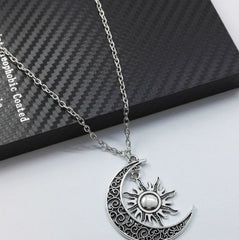 Moon and Sun Necklace