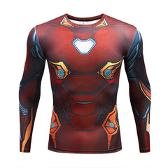 Men's Spider Long Sleeved Sports 3D T-shirt
