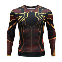 Men's Spider Long Sleeved Sports 3D T-shirt