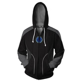 Unisex Avengers Battle Suit Cosplay 3D Zipper Hoodie