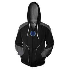 Unisex Avengers Battle Suit Cosplay 3D Zipper Hoodie