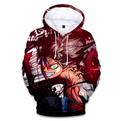 Men's Anime Digital Print Cosplay Hoodie