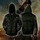 Trendy Men's Arrow 3D Print Cosplay Hoodie