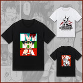 Unisex Anime Print Cos Short Sleeve T-shirt