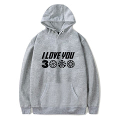 Unisex I Love You 3000 Printed Relaxed Hoodie