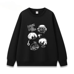 Unisex Anime Crew Neck Loose Sweatshirt