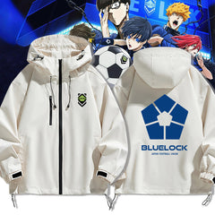 Nagi Anime Print Zipper Spring and Autumn Jacket