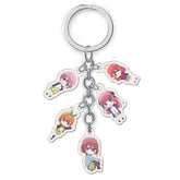 Acrylic Double-sided Transparent Keychain Pendant