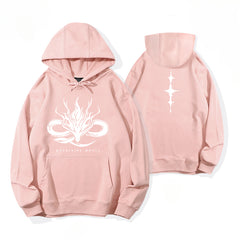 Game Logo Printed Pullover Hoodie