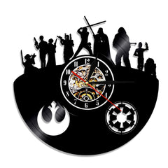 Creative Colorful SW Hollow Vinyl Wall Clock