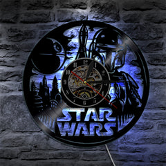 Creative Colorful SW Hollow Vinyl Wall Clock