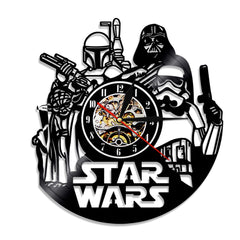 SW Silhouette Vinyl Record Wall Clock