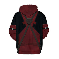 Unisex Deadpool Digital Print Casual Hoodie
