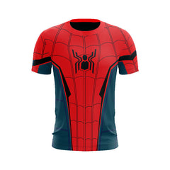 Trendy Spider Series Digital Print Cosplay T-shirt Pants Hoodie