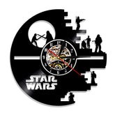 SW Silhouette Vinyl Record Wall Clock