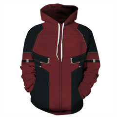 Unisex Deadpool Digital Print Casual Hoodie