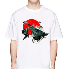 Trendy Comic Print Men's Short Sleeved T-shirt