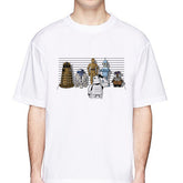 Trendy Comic Print Men's Short Sleeved T-shirt