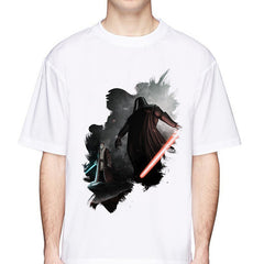 Trendy Comic Print Men's Short Sleeved T-shirt