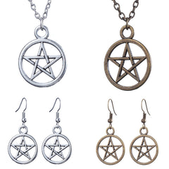 Retro Pentagram Necklace