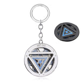 Iron Man Luminous Arc Reactor Keychain Pendant