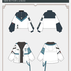 Hot Game Cosplay Coat Sweatshirt Pants Set