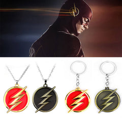 Trendy Comic Flash Logo Keychain Pendant