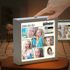 Winter Photo Frame Night Light Ornament