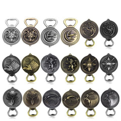 Dragon Wolf Bottle Opener Keychain Pendant